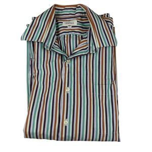 Barneys New York Striped Dress Shirt 15.5
